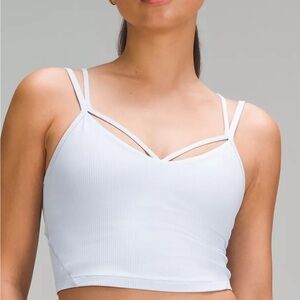 Lululemon Athletica White Strappy Bra
